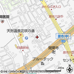 埼玉県上尾市原市579-7周辺の地図