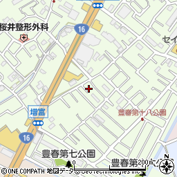 埼玉県春日部市増富297周辺の地図