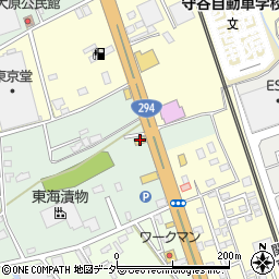 山岡家守谷店周辺の地図