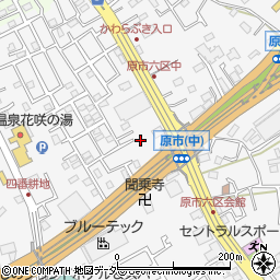 埼玉県上尾市原市610周辺の地図
