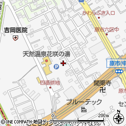 埼玉県上尾市原市569-15周辺の地図