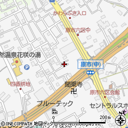 埼玉県上尾市原市611-7周辺の地図