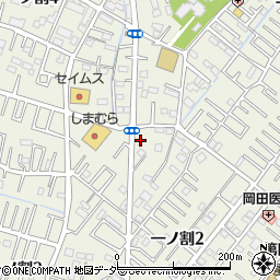 埼玉県春日部市一ノ割2丁目1-46周辺の地図