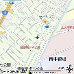 埼玉県春日部市増富375周辺の地図
