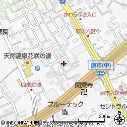 埼玉県上尾市原市611-20周辺の地図