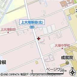 埼玉県春日部市上大増新田171周辺の地図