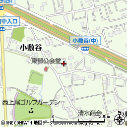 埼玉県上尾市小敷谷555周辺の地図