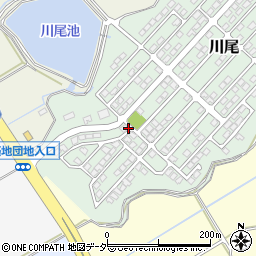 akippa川尾駐車場周辺の地図