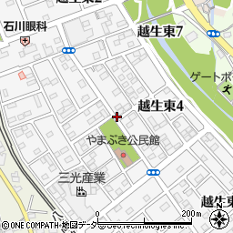 埼玉県入間郡越生町越生東周辺の地図