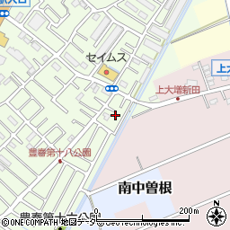 埼玉県春日部市増富402周辺の地図