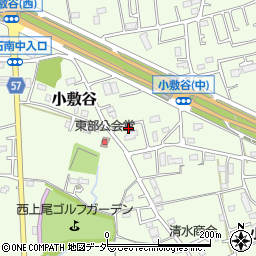 埼玉県上尾市小敷谷555-34周辺の地図