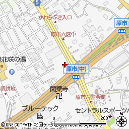 山本商会株式会社　上尾営業所周辺の地図