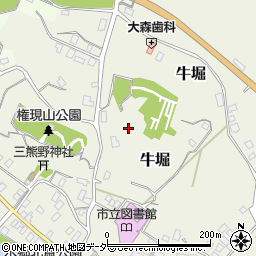 茨城県潮来市牛堀周辺の地図