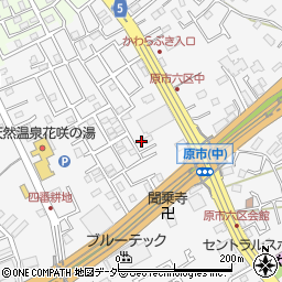 埼玉県上尾市原市611-3周辺の地図