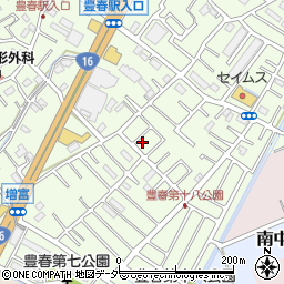 埼玉県春日部市増富368-11周辺の地図