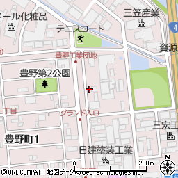 埼玉県春日部市豊野町周辺の地図