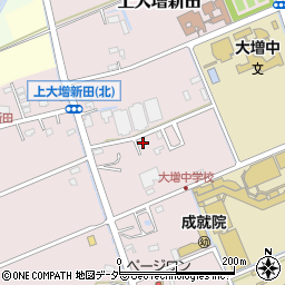 埼玉県春日部市上大増新田177周辺の地図