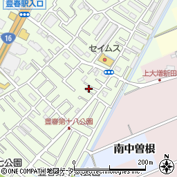 埼玉県春日部市増富360周辺の地図