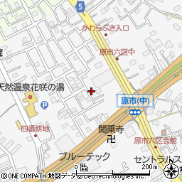 埼玉県上尾市原市611-2周辺の地図