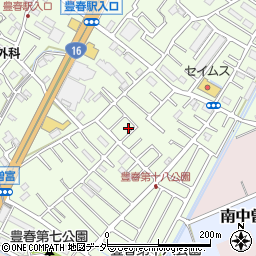 埼玉県春日部市増富370周辺の地図