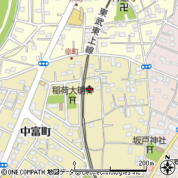 埼玉県坂戸市中富町10-22周辺の地図