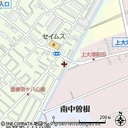 埼玉県春日部市増富403-1周辺の地図