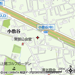 埼玉県上尾市小敷谷556周辺の地図