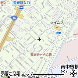 埼玉県春日部市増富367-12周辺の地図