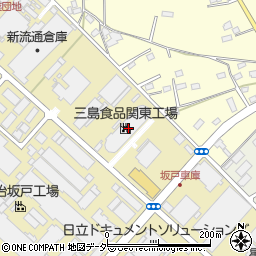 三島食品株式会社　関東工場資材課周辺の地図