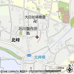 埼玉県坂戸市北峰161周辺の地図