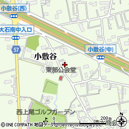 埼玉県上尾市小敷谷572周辺の地図