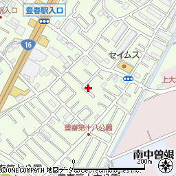 埼玉県春日部市増富364-11周辺の地図