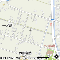 埼玉県春日部市一ノ割1318-4周辺の地図