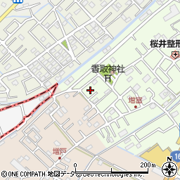 埼玉県春日部市増富68周辺の地図