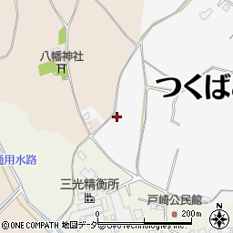 茨城県つくばみらい市戸茂156周辺の地図