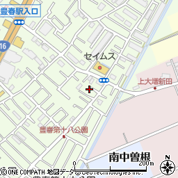 埼玉県春日部市増富358周辺の地図