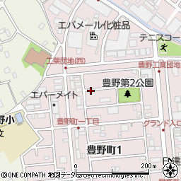 埼玉県春日部市豊野町1丁目周辺の地図