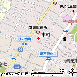 株式会社勝田工務店　事務所周辺の地図