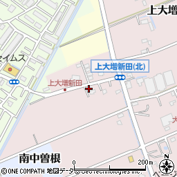 埼玉県春日部市上大増新田523周辺の地図