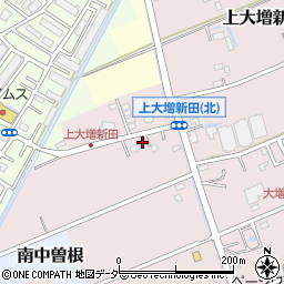 埼玉県春日部市上大増新田524周辺の地図