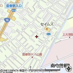 埼玉県春日部市増富364-10周辺の地図