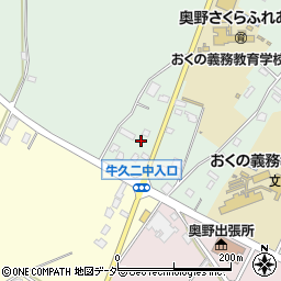 茨城県牛久市久野町1005周辺の地図