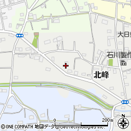 埼玉県坂戸市北峰91周辺の地図
