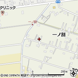 埼玉県春日部市一ノ割1261周辺の地図