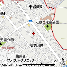 東岩槻自治会周辺の地図