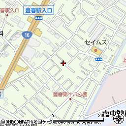 埼玉県春日部市増富367-7周辺の地図