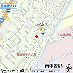 埼玉県春日部市増富358-11周辺の地図