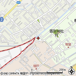 埼玉県春日部市増富1周辺の地図