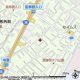 埼玉県春日部市増富369周辺の地図