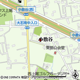 埼玉県上尾市小敷谷497周辺の地図